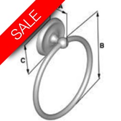 Smedbo - Villa Towel Ring Dia 155mm
