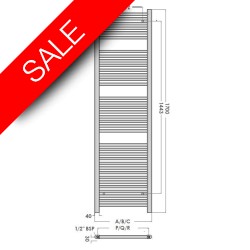 Abacus - Elegance Linea Towel Warmer 1700 x 400mm