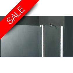 Vessini - E Series Two Part Bath Screen 940 x 1410mm