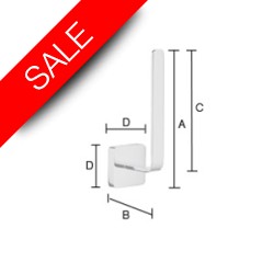 Smedbo - Ice Spare Toilet Roll Holder Height 150mm