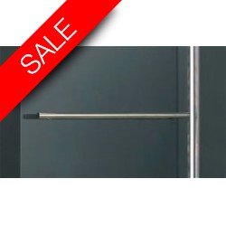 Vessini - E Series Two Part Bath Screen With Towel Bar 940 x 1410mm