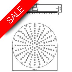 Vessini - Round Shower Head 300mm
