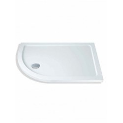 MX Shower Trays - Elements Low Profile LH Offset Quad 1000 x 760mm Shower Tray